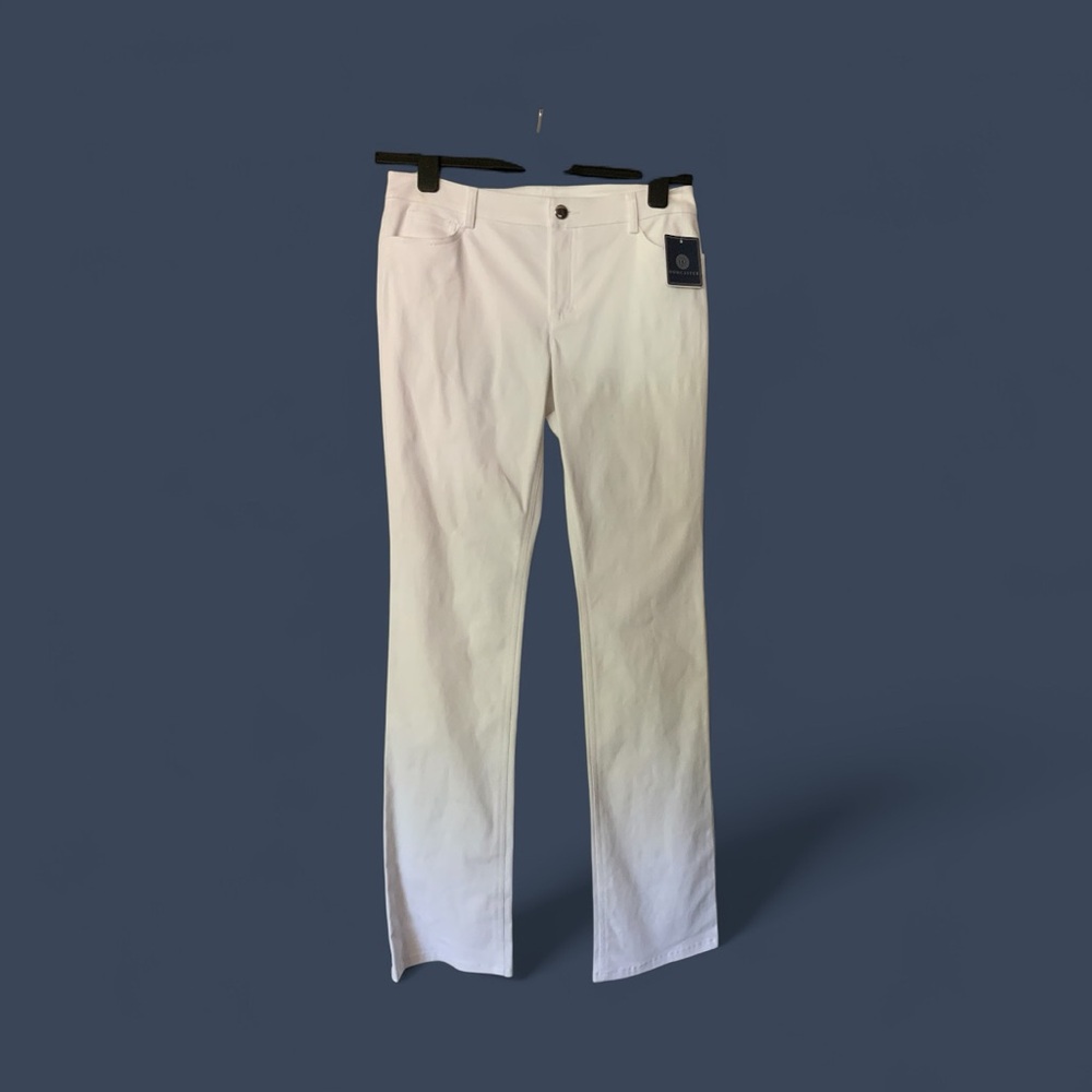 Doncaster White Straight Leg Women Jeans